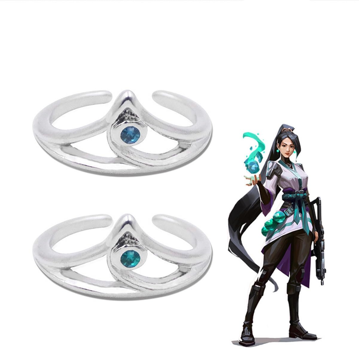 Amazon.co.jp: ゲームグッズグッズ valorant 指輪 リング